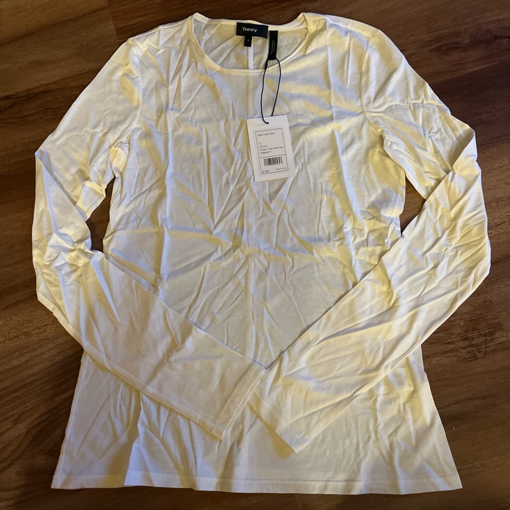 Theory Cotton Cashmere Tee